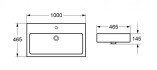 База под раковину Cezares Molveno 100x46x50 Noce Chiaro MOLVENO 46-100-2C-SO-NC