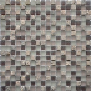 Мозаика Pixmosaic Glass Бежевая 1.5x1.5 30x30 GS094