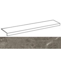 Ступень Italon Room Stone Grey Scalino Front Cer фронтальная 33x120 620070001229