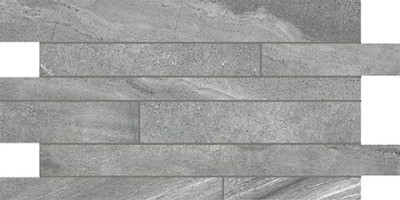 Мозаика Casa Dolce Casa Stones and More 2.0 Burl Gray Glossy Listello Sfalsato 30x60 742288