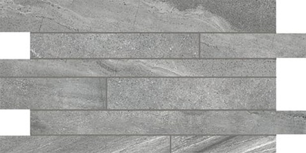 Мозаика Casa Dolce Casa Stones and More 2.0 Burl Gray Glossy Listello Sfalsato 30x60 742288