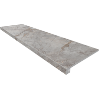 Комплект Estima Marble Onlygres MOG201 (Ступень 33x120 полированная (прямоугольный бортик) без насечек + Подступенок 14.5x120)