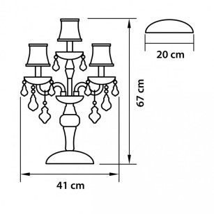 Настольная лампа Osgona Nativo 715957