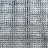 Мозаика Pixmosaic Glass Моно Серебро 1x1 30x30 F10X1