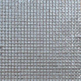 Мозаика Pixmosaic Glass Моно Серебро 1x1 30x30 F10X1