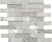 Мозаика Ceramiche Piemme Uniquestone Silver Mix All In Nat Ret 30x30 01788