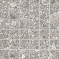 Мозаика Ergon Lombarda Plus Mosaico Grigio Nat Rett 5x5 30x30 E0JZ