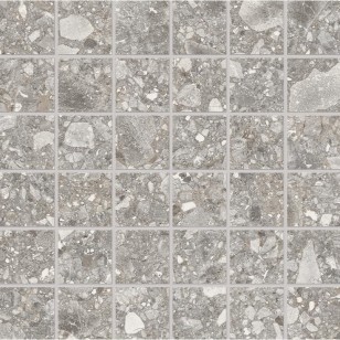 Мозаика Ergon Lombarda Plus Mosaico Grigio Nat Rett 5x5 30x30 E0JZ