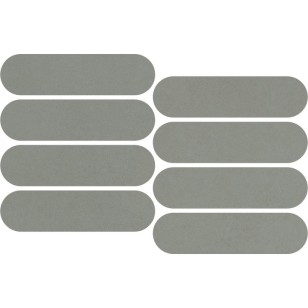 Мозаика Italgraniti Nuances Salvia Mosaico Ovale 19.5x37 NU09MOV