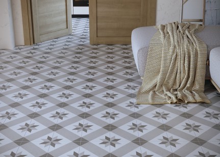 Керамогранит Etili Seramik Milan Grey Pre-cut 45x45