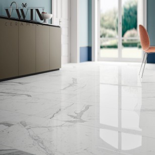 Керамогранит Infinity Ceramica Pearl Statuario Silver Line Glossy 60x120