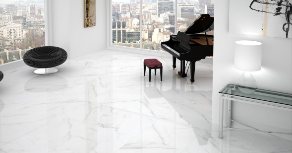 Керамогранит Infinity Ceramica Pearl Statuario Silver Line Glossy 60x120