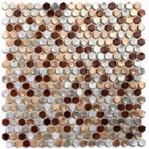 Мозаика Moreroom Stone Stamping Aluminum Mix 30.3x30.3 S036