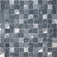 Мозаика Caramelle Mosaic Silk Way Black Velvet 29.8x29.8