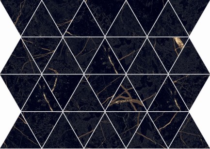 Мозаика Flaviker Supreme Evo Mosaico Triangoli Noir Laurent Lux 26x34 PF60002528