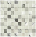 Стеклянная мозаика Bonaparte Titan Silver 3x3 31.8x31.8