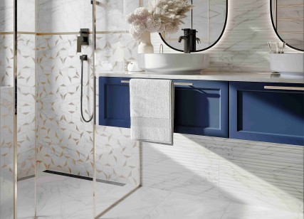 Плитка Beryoza Ceramica Marble Белый 30x60 настенная 26586557