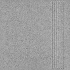 Ступень Шахтинская плитка Техногрес Профи серый мат 01 30x30 10405001439