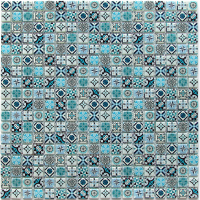 Стеклянная мозаика Bonaparte Xindi Blue 1.5x1.5 30x30