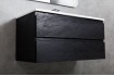 Шкаф подвесной Cezares Molveno 40x160x30 Nero MOLVENO-1600-2A-SC-NR