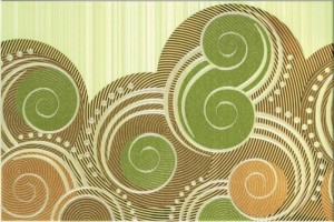 Декор Opoczno Calipso Green Wave 30x45 OD022-023