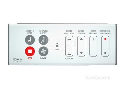 Электронная крышка-биде Roca Multiclean 49.5x35.8x15.5 804007001