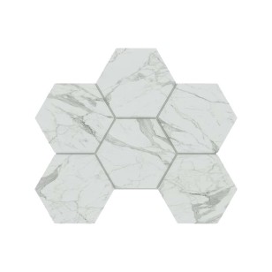 Мозаика Estima Montis White Hexagon полированная 25x28.5 MN01