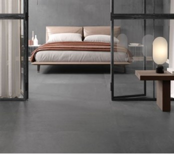 Спеченный камень Delfone Plain Cement Medium-Grey Matt 120x270