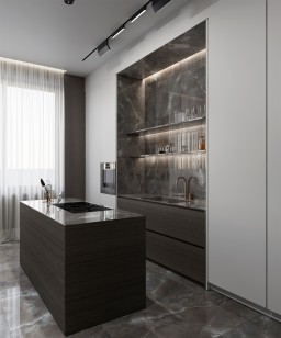 Керамогранит Arcadia Ceramica Pulpis Nero Carving 60x120 CR4002-A