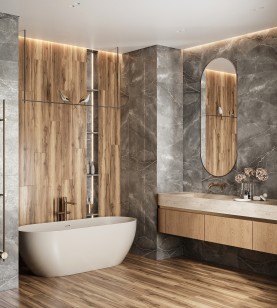 Керамогранит Arcadia Ceramica Pulpis Nero Carving 60x120 CR4002-A