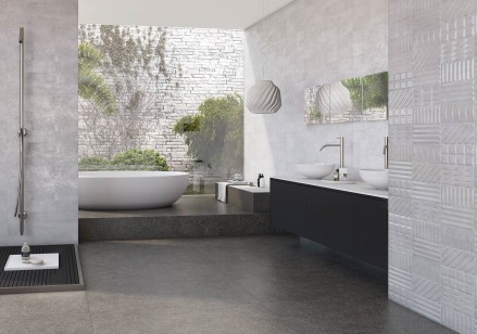 Плитка Cifre Ceramica Aston Relieve Pearl 12.5х25