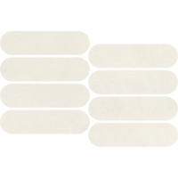 Мозаика Italgraniti Nuances Bianco Mosaico Ovale 19.5x37 NU01MOV