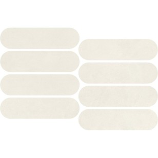 Мозаика Italgraniti Nuances Bianco Mosaico Ovale 19.5x37 NU01MOV