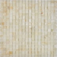 Мозаика Pixmosaic Каменная мозаика из оникса White Onyx на сетке 30.5x30.5 PIX200