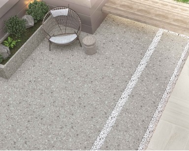 Керамогранит Pieza Ceramica Terrazzo 1 неполированный 60x60 TR016060N