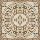 Панно Infinity Ceramic Tiles Castello Tramonte Roseton Beige 120x120 (60x60x4)