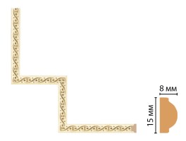 Декоративный угловой элемент Decomaster 130-1-5 (200x200 мм)