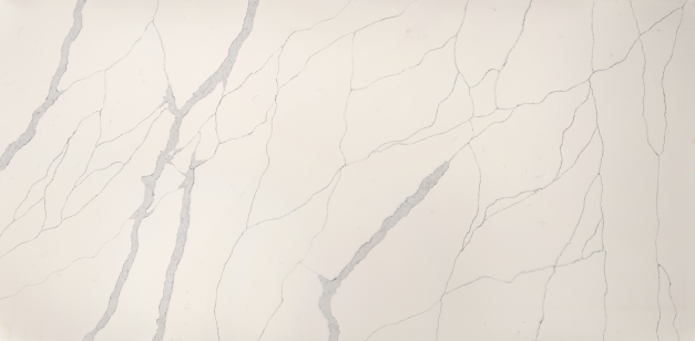 Кварцевый Агломерат Technistone Serenity Crystal Calacatta Amnis-L Left Pol 160x320