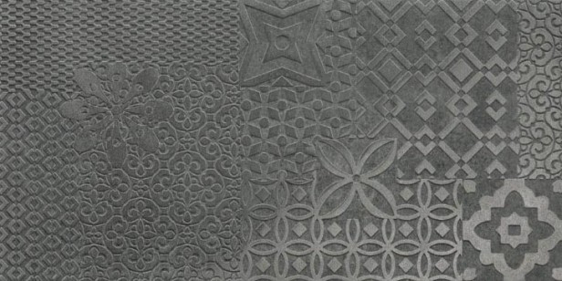 Декор Ceramiche Piemme Castlestone Inciso Black Lap Ret 30x60 00286