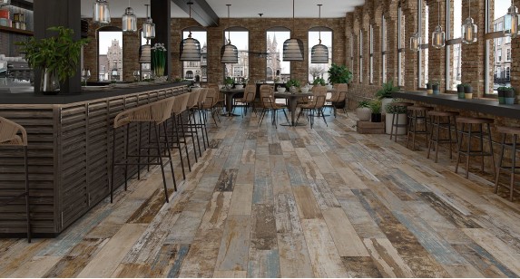 Керамогранит StaroWood Savoy Rust Cobalt 20x120