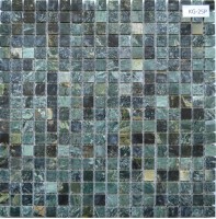 Мозаика Pixmosaic Glass Серо-голубая 1.5x1.5 30.5x30.5 KG-25P
