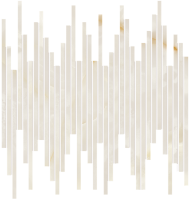 Gemme Bianco Tratti Mosaico Brillante