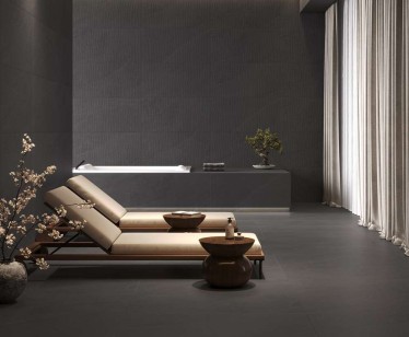 Керамогранит Laparet Badrock Shadow Чёрный Матовый Патинированный 60x120