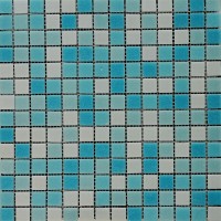Мозаика Pixmosaic Glass Голубая на Бумаге 2x2 30.5x30.5 KG301P