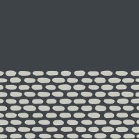 Керамогранит Mutina Tape Cobble Half Black 20.5x20.5 RETA43