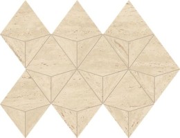 Мозаика Atlas Concorde Marvel Travertine Sand Mosaico Origami Matt 28x41 AF9K