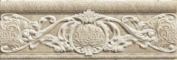 Бордюр Atlantic Tiles Mares Cenefa Hermitage Beige 10x29.5 настенный 8000811