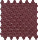 Мозаика Harmony Mosaic Kin Bordeaux 30.5x30.5 стеклянная 20125