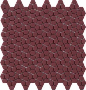 Мозаика Harmony Mosaic Kin Bordeaux 30.5x30.5 стеклянная 20125