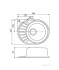 Мойка для кухни Акватон Чезана 56.8x43.7x19.1 1A711232CS230